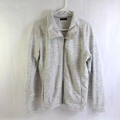 Tuff Athletics Light Gray Full-Zip Jacket Women's Size XL
