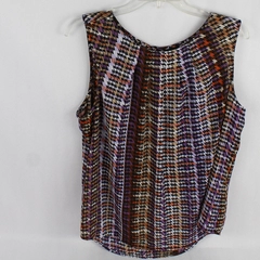 Worthington Multicolor Sleeveless Blouse Women's Size Large