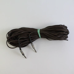 Unbranded Brown 1/4" TS Connector Audio Cable 105 ft