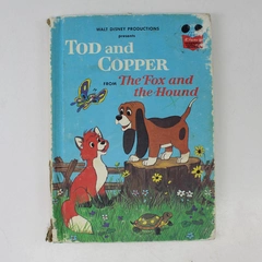 Tod and Copper from The Fox and the Hound Walt Disney 1981 Hardcover