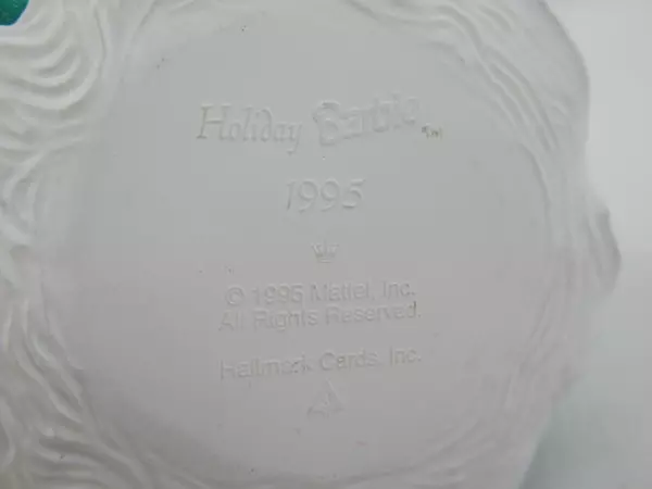 Lot of 3 Vintage 1995 Edition Hallmark Barbie Ornaments 