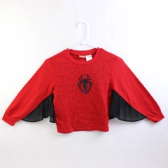 Marvel Spider-Man Red Waffle Knit Winged Pajama Shirt Boys' Size 8