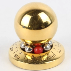Vintage 1986 Gerity 24K Gold Plated VIP Decision Maker Paperweight Collectible
