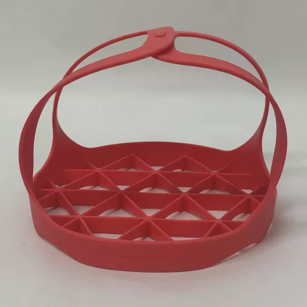 Red Silicone Bakeware Sling W/ Interlocking Handles For 7.5 Inch Pan