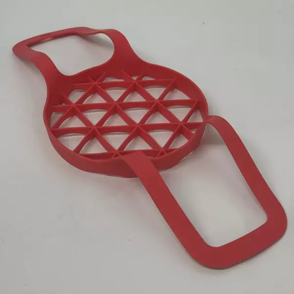 Red Silicone Bakeware Sling W/ Interlocking Handles For 7.5 Inch Pan