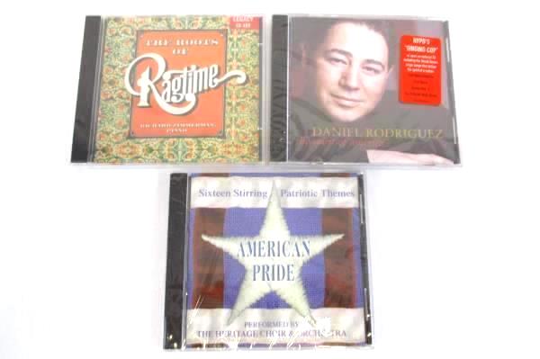Lot of 10 Mixed Artist CDs Cassettes Americana Folk Dixieland Ragtime Sealed