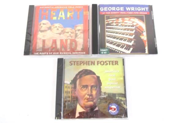 Lot of 10 Mixed Artist CDs Cassettes Americana Folk Dixieland Ragtime Sealed
