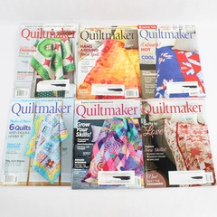Lot of 6 Quiltmaker Magazines 2019 Complete Year January Through December