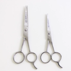 Lot of 2 Ice Tempered Stainless Steel Haircutting Scissors 6 1/2" & 5 1/2"