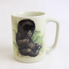 Otagiri Mountain Gorilla Mug 8 oz "Nature's Endangered" Frazer Collection Japan