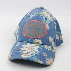 Regalarte 'Natural Paradise Costa Rica' Pura Vida Baseball Cap Hat Floral Blue