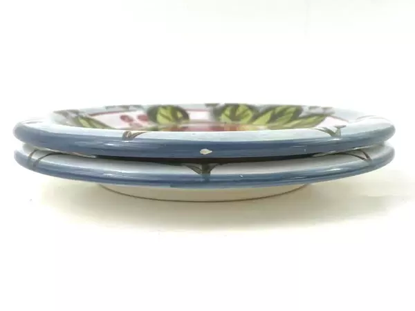 Set of 2 Heritage Mint Black Forest Fruits 8" Salad Plates Vintage