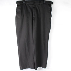 Haggar Black Flat-Front Dress Pants Men's Size 38 x 26