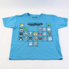 Mojang Minecraft Periodic Table Blue T-Shirt Tee Kids Small 6/7