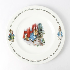 Wedgwood Beatrix Potter Peter Rabbit In Mr. McGregor's Garden Plate 8 In