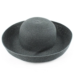 Betmar New York Charcoal Gray Woven Hat Style No. 166 One Size