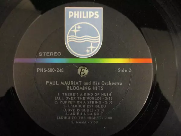 Paul Mauriat and His Orchestra Blooming Hits 1967 Vinyl 12in 33RPM LP PHS 600248