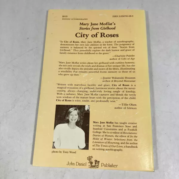 City of Roses: Stories from Girlhood by Mary J. Moffat 1986 Paperback