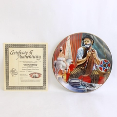Royal Manor "Greatest Clowns of Circus" Plate Otto Griebling 4th Ed 6284 Weaver