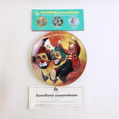 Hackett American "Wonderful World Clowns" Plate Happy Days Ed 3638 Oberstein
