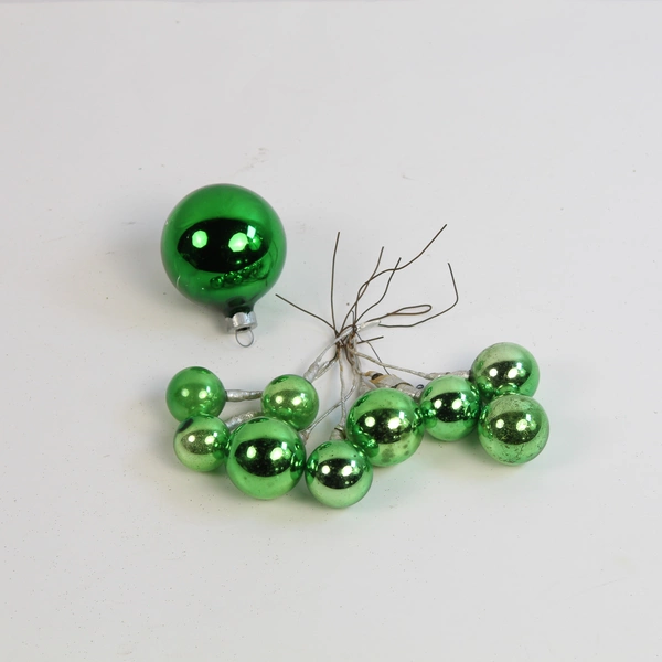 Lot of 22 Green Christmas Ornaments Nutcracker LED Candles Pre-owned