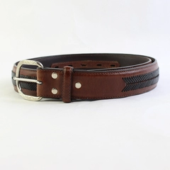 Nocona Genuine Leather Brown Belt Style No. N2479002 Size 40