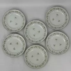 Set Of 6 Johann Haviland Forever Spring Salad Plates Bavaria Germany 7.5 Inch