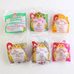 Lot Of 6 Winnie The Pooh McDonald's Kids Meal Toys Unopened 2000 & 1994