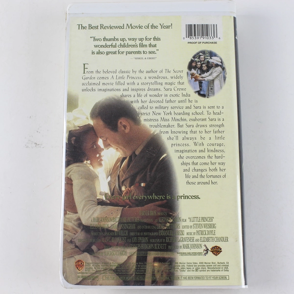 A Little Princess VHS 1995 Clamshell WB Family Entertainment