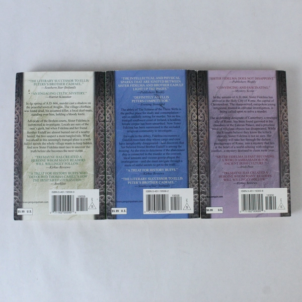 Lot of 3 Peter Tremayne A Mystery of Ancient Ireland Paperback Books