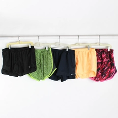 Lot of 5 Girl's S-M Running Shorts 2" Inseam Nike & Old Navy Dri-Fit Breathable
