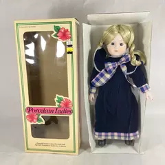 Porcelain Ladies Victorian Porcelain Doll 16 Inch