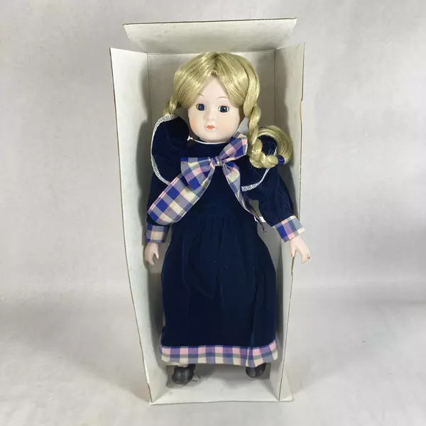 Porcelain Ladies Victorian Porcelain Doll 16 Inch