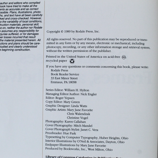 Display Cases, Frames & Shelves by Nick Engler 1989 Hardcover Book