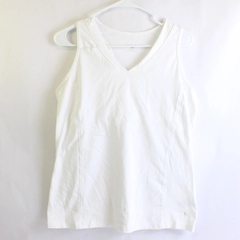 Danskin Now Solid White Activewear Tank Top Women's Size XL 16-18