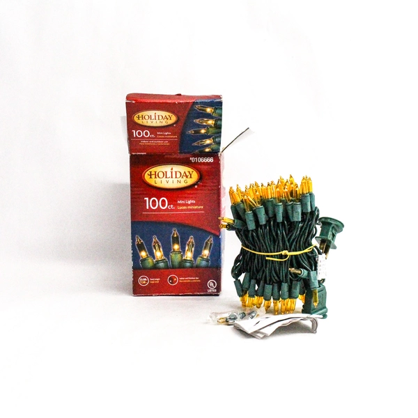 Lot of 2 Tested Christmas Tree String Lights - Home Accents & Holiday Living