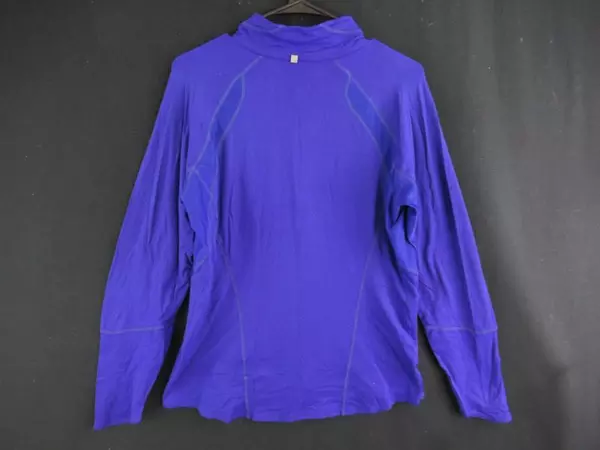 Nike Jacket Purple Dri Fit Pull Over Half Zip Mesh Accent Women's Size Large
