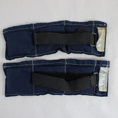 Pair of 2 Vintage Divajex Wrist and Ankle Weights Navy Blue