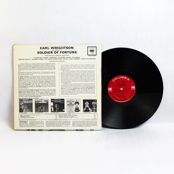 Earl Wrightson Ballads of a Soldier of Fortune LP 1962 Columbia CS 8625