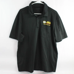 Port Authority Embroidered NAPA Black Polo Men's Size Large