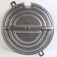The Pampered Chef Splatter Screen Foldable Cover Stainless Steel 13.75" Diameter