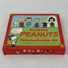Classic Peanuts Gang Snoopy Paint By Number Kit Craft Art Project New Linus Lucy