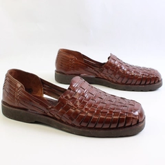 Nordstrom Handwoven Huarache Brown Leather Fisherman Sandal Men's Size 12