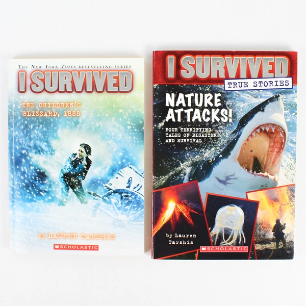 Lot of 2 'I Survived' Books by Lauren Tarshis - Kids' Paperback Reads