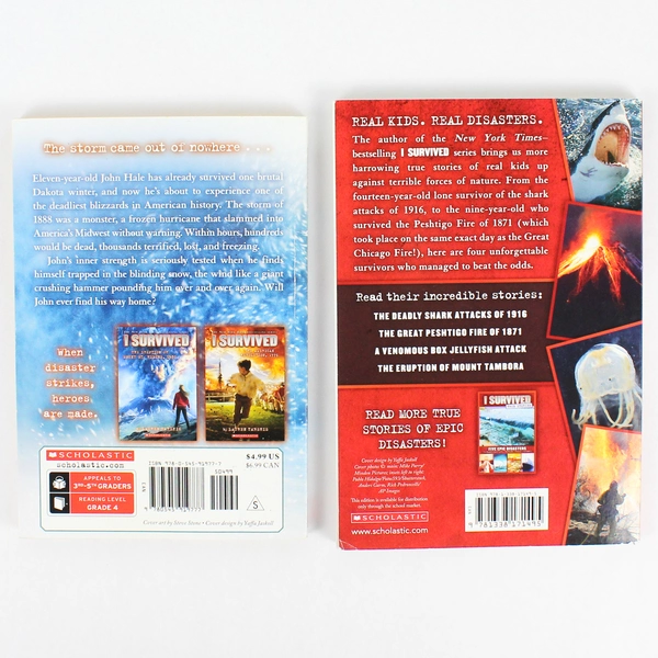 Lot of 2 'I Survived' Books by Lauren Tarshis - Kids' Paperback Reads