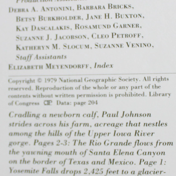 Vintage National Geographic America's Majestic Canyons 1979 Hardcover DJ