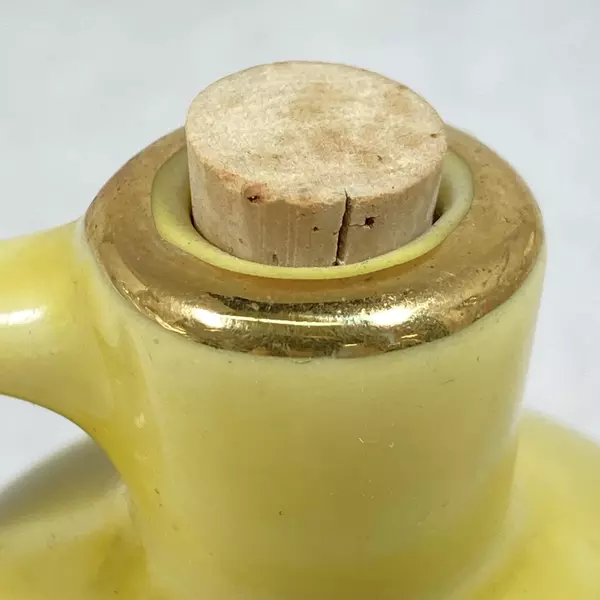 University Of Dayton Miniature Ceramic Jug Yellow 2.5 Inch
