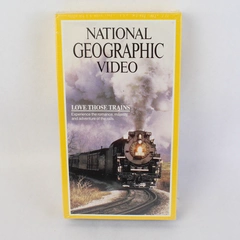 Love Those Trains VHS National Geographic Video Tape Sealed