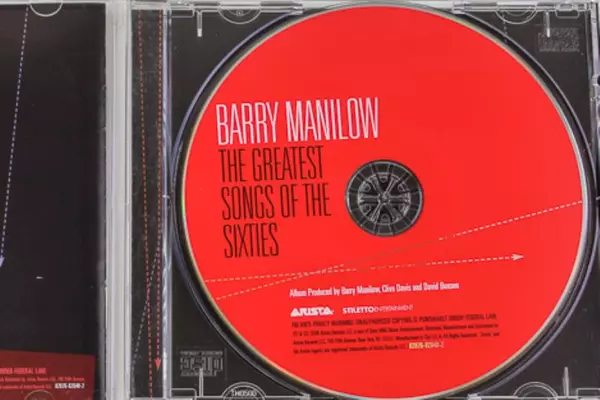 Barry Manilow The Greatest Songs Of The Sixties Audio CD Disc 2006 Arista Record
