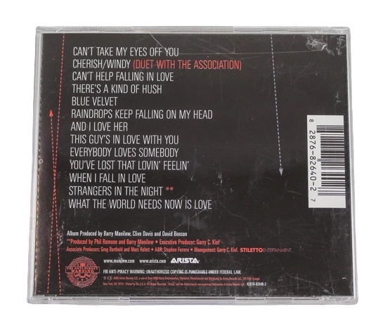 Barry Manilow The Greatest Songs Of The Sixties Audio CD Disc 2006 Arista Record